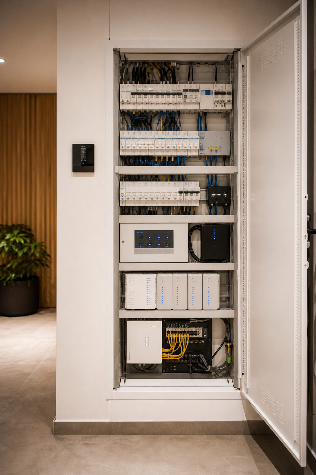 Moderne Gebäudetechnik und Elektroverteilung